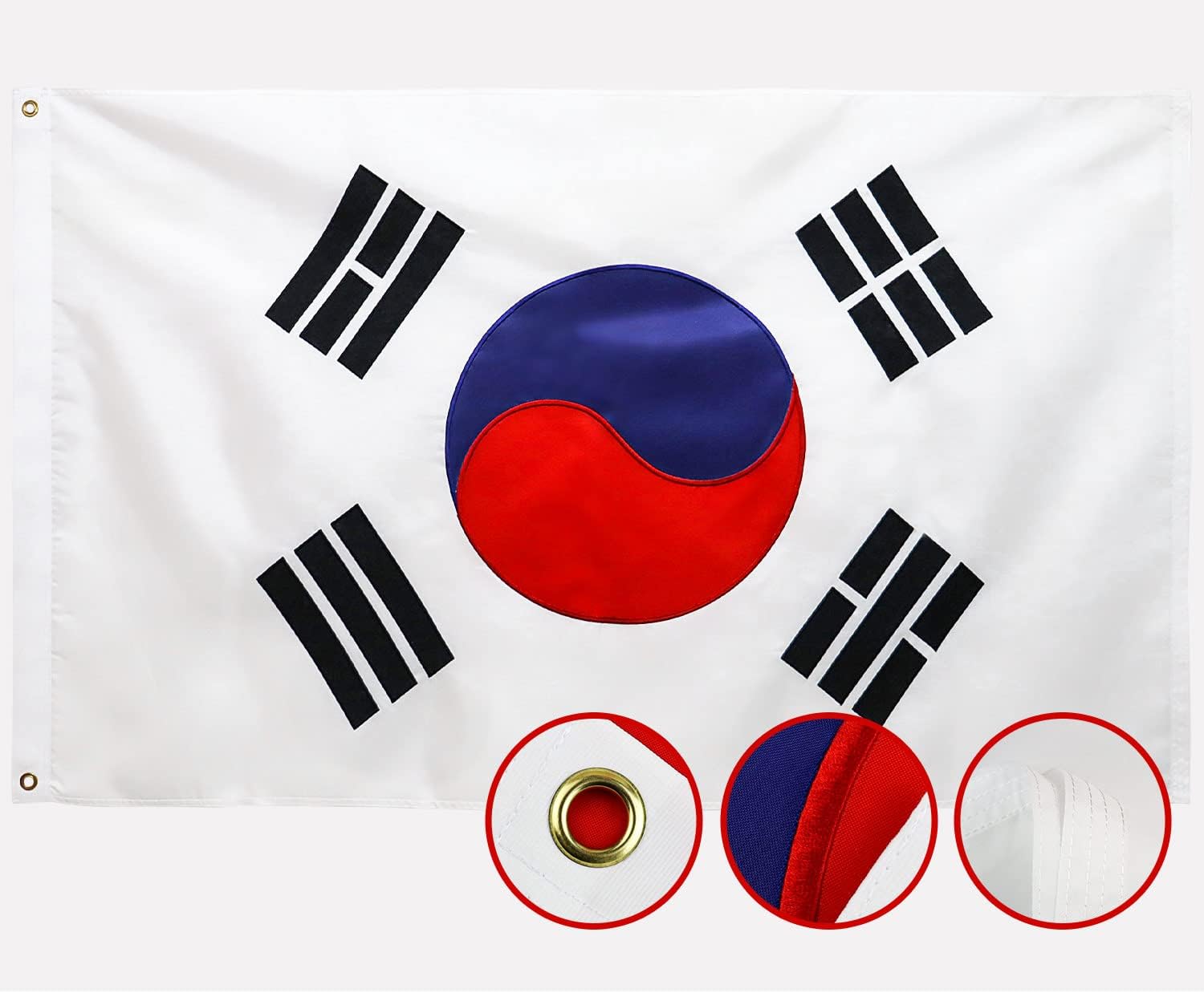 石峰韩国国旗 3x5ft
